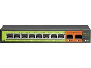 10-Port 2.5gb Switch, 8*2.5G RJ45 and 2×10G SFP Uplink Ports, Unmanaged, Fanless, Multi gigabit, Compatible with 100/1000/2500Mbps Network. 10-Port 2.5gb Switch, 8*2.5G RJ45 and 2×10G SFP Uplink Ports, Unmanaged, Fanless, Multi gigabit, Compatible with 100/1000/2500Mbps Network.