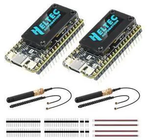 ESP32 LoRa V4 Development Board,Upgraded 863-928 MHz 16MB Flash ESP32-S3 SX1262 LoRa Module WiFi Bluetooth,Supports GPS,Solar for IOT Meshtastic Arduin0, 2-Pack ESP32 LoRa V4 Development Board,Upgraded 863-928 MHz 16MB Flash ESP32-S3 SX1262 LoRa Module WiFi Bluetooth,Supports GPS,Solar for IOT Meshtastic Arduin0, 2-Pack