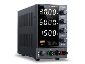 DC Power Supply, Bench Power Supply with Encoder Knob, Adjustable Regulated Power Supply with 5V 3.6A USB & Type-C Quick-Charge, Variable Power Supply with Overcurrent Protection (0-30V 0-5A) DC Power Supply, Bench Power Supply with Encoder Knob, Adjustable Regulated Power Supply with 5V 3.6A USB & Type-C Quick-Charge, Variable Power Supply with Overcurrent Protection (0-30V 0-5A)