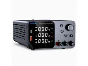 DC Power Supply, 30V 10A Bench Power Supply with Encoder Adjustment, 5V/3.6A USB&Type-C Quick-Charge, Adjustable Power Supply with Output Enable/Disable Button, Short Circuit Alarm(0-30V 0-10A) DC Power Supply, 30V 10A Bench Power Supply with Encoder Adjustment, 5V/3.6A USB&Type-C Quick-Charge, Adjustable Power Supply with Output Enable/Disable Button, Short Circuit Alarm(0-30V 0-10A)