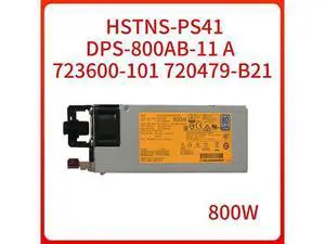 Power 800W HSTNS-PS41 DPS-800AB-11 A 723600-101 720479-B21 for HP DL380 DL388 Gen9 Switching Power Supply Module Power 800W HSTNS-PS41 DPS-800AB-11 A 723600-101 720479-B21 for HP DL380 DL388 Gen9 Switching Power Supply Module