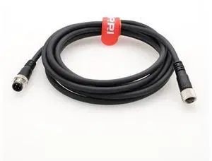 DRRI M12 Sensor A Coded 4-PIN Male to Female Industrial Communication Cable PUR Shielded Connection Wire Industrial Waterproof DRRI M12 Sensor A Coded 4-PIN Male to Female Industrial Communication Cable PUR Shielded Connection Wire Industrial Waterproof