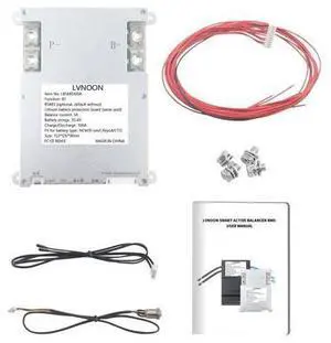 LVNOON LB1A Smart Active Balancer BMS for Li-ion NCM LFP LiFePo4 LTO Battery Management System 3S 4S 5S 6S 7S 8S 100A with APP Control 12V 24V (3-8S, 100A) LVNOON LB1A Smart Active Balancer BMS for Li-ion NCM LFP LiFePo4 LTO Battery Management System 3S 4S 5S 6S 7S 8S 100A with APP Control 12V 24V (3-8S, 100A)