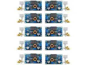 hiBCTR 10 Packs 5A 75W DC-DC Step Power Module XL4015 with Adjustable LED Voltmeter and Free Support hiBCTR 10 Packs 5A 75W DC-DC Step Power Module XL4015 with Adjustable LED Voltmeter and Free Support