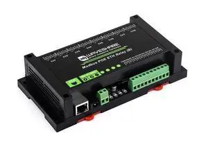 8-CH Ethernet Relay Module (B) with Digital Input, Modbus RTU/Modbus TCP Protocol, Support DC 7~36V Wide Range Power Input and PoE Power Supply, with Various Isolation and Protection Circuits 8-CH Ethernet Relay Module (B) with Digital Input, Modbus RTU/Modbus TCP Protocol, Support DC 7~36V Wide Range Power Input and PoE Power Supply, with Various Isolation and Protection Circuits