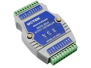 UOTEK 8 Channel Digital I/O Controller RS-485 Opto-electronic Isolation Input Relay Output IO Adapter UT-5512 UOTEK 8 Channel Digital I/O Controller RS-485 Opto-electronic Isolation Input Relay Output IO Adapter UT-5512