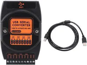 USB to Converter Industrial Grade 4 Port Isolated Serial Adapter with 600W Protection and 1500V ESD Guard for Harsh Industrial Environments USB to Converter Industrial Grade 4 Port Isolated Serial Adapter with 600W Protection and 1500V ESD Guard for Harsh Industrial Environments