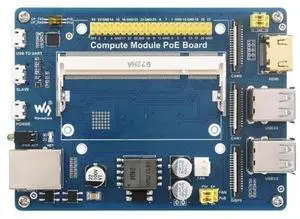 Waveshare Power Over Ethernet PoE Board for Raspberry Pi Compute Module CM3/ CM3L/ CM3+/ CM3+L Waveshare Power Over Ethernet PoE Board for Raspberry Pi Compute Module CM3/ CM3L/ CM3+/ CM3+L