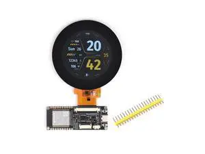 Waveshare ESP32-S3 RGB LCD Driver Board, Equipped with 32-Bit 240MHz LX7 Dual-Core Processor, 8MB PSRAM and Flash, WiFi & Bluetooth Support, Comes with a 2.1inch RGB Round Touch Display Waveshare ESP32-S3 RGB LCD Driver Board, Equipped with 32-Bit 240MHz LX7 Dual-Core Processor, 8MB PSRAM and Flash, WiFi & Bluetooth Support, Comes with a 2.1inch RGB Round Touch Display