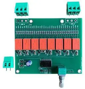 Fever Volume Control Board 5V DC Voltage DIY Hi-Fi Audio Preamp Attenuator Relay Module Fever Volume Control Board 5V DC Voltage DIY Hi-Fi Audio Preamp Attenuator Relay Module