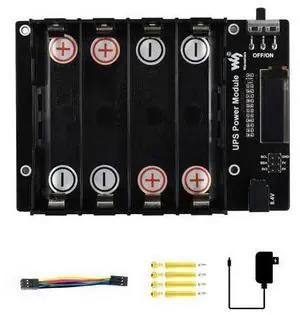 Waveshare UPS Power Module for Jetson Nano with 5V Uninterruptible Power Supply Multi Battery Protection Circuits Waveshare UPS Power Module for Jetson Nano with 5V Uninterruptible Power Supply Multi Battery Protection Circuits