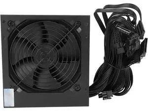 500W ATX Power Supply, Smart Temperature Control Circuit Multiple Guard Desktop Power Supply with Fan Speed, for Double and Gaming PCs 500W ATX Power Supply, Smart Temperature Control Circuit Multiple Guard Desktop Power Supply with Fan Speed, for Double and Gaming PCs