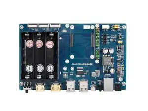 Waveshare PoE UPS Uninterruptible Power Supply Base Board for Raspberry Pi Compute Module 4 with Gigabit Ethernet/Dual HDMI/Quad USB2.0 etc.Interfaces Waveshare PoE UPS Uninterruptible Power Supply Base Board for Raspberry Pi Compute Module 4 with Gigabit Ethernet/Dual HDMI/Quad USB2.0 etc.Interfaces