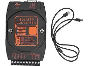 USB to RS485 Adapter 5 in 1 Converter Industrial Grade Isolation Module to 422/232/TTL DCM2610A Series with Strong Interference, Safe Craftsmanship ((200Kb Communication Rate)) USB to RS485 Adapter 5 in 1 Converter Industrial Grade Isolation Module to 422/232/TTL DCM2610A Series with Strong Interference, Safe Craftsmanship ((200Kb Communication Rate))