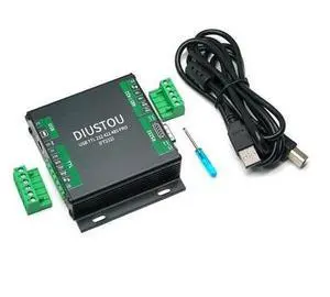 diustou USB to Multi-Serial Port Module - TTL/RS232/RS422/RS485, Extended Interface, in-Module Serial Signal Conversion, Industrial Grade Isolated Metal Shell Adapter diustou USB to Multi-Serial Port Module - TTL/RS232/RS422/RS485, Extended Interface, in-Module Serial Signal Conversion, Industrial Grade Isolated Metal Shell Adapter