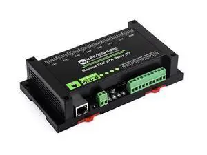 8-CH Relay Module via Ethernet with Digital Input, Adopt Modbus RTU/Modbus TCP Protocol, Supports PoE Power Supply/DC Power Port/Screw Terminal/DC 7~36V Wide Range Power Input 8-CH Relay Module via Ethernet with Digital Input, Adopt Modbus RTU/Modbus TCP Protocol, Supports PoE Power Supply/DC Power Port/Screw Terminal/DC 7~36V Wide Range Power Input