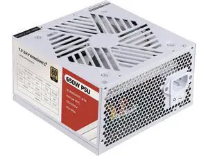 Power Supply 650W Standard ATX PC PSU 80 Plus Gold Non Modular Full Voltage 110-240V Active PFC with 20+4Pin Motherboard Power Cable for Desktop Gaming Server White Power Supply 650W Standard ATX PC PSU 80 Plus Gold Non Modular Full Voltage 110-240V Active PFC with 20+4Pin Motherboard Power Cable for Desktop Gaming Server White