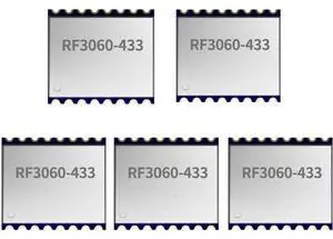 RF3060 100mW Long-Range Wireless Transceiver Module, Ideal for IoT, Smart Agriculture, Industrial Automation (915MHZ x 5 PCS) RF3060 100mW Long-Range Wireless Transceiver Module, Ideal for IoT, Smart Agriculture, Industrial Automation (915MHZ x 5 PCS)