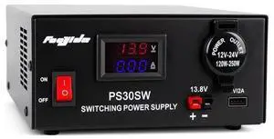 DC Bench Power Supply 30A 13.8V, Universal Regulated Power Supply for Radio, USB+Anderson+Cigarette Lighter Socket Home Lab Benchtop AC-to-DC Converter for CB/HAM/Amateur Radio DC Bench Power Supply 30A 13.8V, Universal Regulated Power Supply for Radio, USB+Anderson+Cigarette Lighter Socket Home Lab Benchtop AC-to-DC Converter for CB/HAM/Amateur Radio