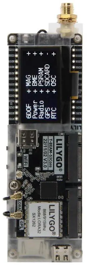 T-BeamSUPREME Meshtastic 915Mhz ESP32-S3 LoRa Development Board | L76K GPS, TTGO, 1.3inch SH1106 OLED T-BeamSUPREME Meshtastic 915Mhz ESP32-S3 LoRa Development Board | L76K GPS, TTGO, 1.3inch SH1106 OLED
