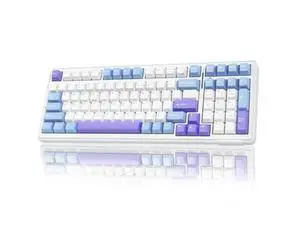 F99 Wireless Mechanical Keyboard,Tri-Mode BT5.0/2.4GHz/USB-C Hot Swappable Custom Keyboard,Pre-lubed Linear Switches,Gasket Structure,RGB Backlit Gaming Keyboard for PC/Tablet/Xbox/PS4/PS5 F99 Wireless Mechanical Keyboard,Tri-Mode BT5.0/2.4GHz/USB-C Hot Swappable Custom Keyboard,Pre-lubed Linear Switches,Gasket Structure,RGB Backlit Gaming Keyboard for PC/Tablet/Xbox/PS4/PS5