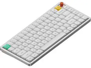 Air75 V3 Hot Swappable Wireless Mechanical Keyboard, 84 Keys 75% Custom Low Profile Keyboard with Knob, RGB Backlit, Gasket Mounted, Support Bluetooth/2.4GHz/USB-C,White-Red Nano Air75 V3 Hot Swappable Wireless Mechanical Keyboard, 84 Keys 75% Custom Low Profile Keyboard with Knob, RGB Backlit, Gasket Mounted, Support Bluetooth/2.4GHz/USB-C,White-Red Nano