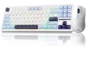 AULA Wireless Keyboard and Mouse Combo, F87 Mechanical Keyboard+SC580 Wireless Gaming Mouse White AULA Wireless Keyboard and Mouse Combo, F87 Mechanical Keyboard+SC580 Wireless Gaming Mouse White