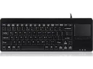 Perixx PERIBOARD-515H Wired USB Keyboard with Touchpad, Compact Trackpad Keyboard with 2 Hubs, Black, US English Layout (11049) Perixx PERIBOARD-515H Wired USB Keyboard with Touchpad, Compact Trackpad Keyboard with 2 Hubs, Black, US English Layout (11049)