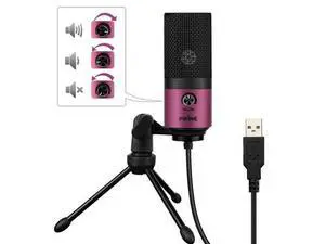 Deuninker Pink USB Mic and Studio Headphones for Recording, USB Podcasting Condenser Microphone On Computer/PS4/PS5,Wired Headphones 3.5mm/6.35mm for Streaming Recording Podcast Monitoring (K669+H8) Deuninker Pink USB Mic and Studio Headphones for Recording, USB Podcasting Condenser Microphone On Computer/PS4/PS5,Wired Headphones 3.5mm/6.35mm for Streaming Recording Podcast Monitoring (K669+H8)