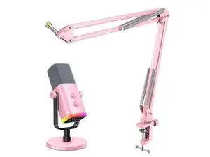 Deuninker XLR/USB Gaming Microphone with Boom Arm, Streaming Dynamic Microphone with RGB, Gain Knob, Headphone Jack, Adjustable Metal Mic Arm Stand for Recording, Podcast-AM8P+CS1P Deuninker XLR/USB Gaming Microphone with Boom Arm, Streaming Dynamic Microphone with RGB, Gain Knob, Headphone Jack, Adjustable Metal Mic Arm Stand for Recording, Podcast-AM8P+CS1P