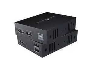 Ennovor HDMI KVM USB Extender Transmit 1080p HD Video Over Cat5e/6 Ethernet Cable 50m (164ft) for Mouse and Keyboard Control Remote Signals Ennovor HDMI KVM USB Extender Transmit 1080p HD Video Over Cat5e/6 Ethernet Cable 50m (164ft) for Mouse and Keyboard Control Remote Signals