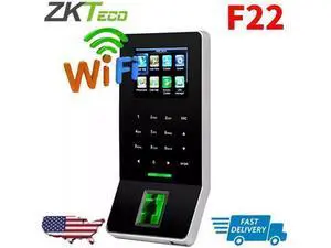 ZKteco F22 Wifi TCP/IP Fingerprint System ID Access Control Time Attendance US ZKteco F22 Wifi TCP/IP Fingerprint System ID Access Control Time Attendance US