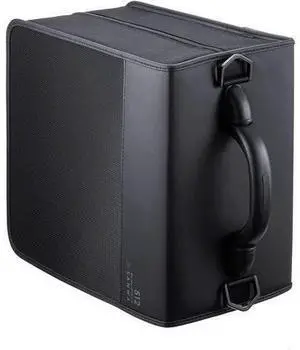 SANWA 512 Capacity CD Case, Shell Design CD Sleeves, Portable DVD VCD Storage Box, Portable Zipper Bag, EVA Protective Blu-ray Wallet with Handle, for Car, Home, Office, Games Disc, Audio Music,Black SANWA 512 Capacity CD Case, Shell Design CD Sleeves, Portable DVD VCD Storage Box, Portable Zipper Bag, EVA Protective Blu-ray Wallet with Handle, for Car, Home, Office, Games Disc, Audio Music,Black