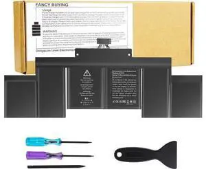99.5Wh A1618 A1494 Laptop Battery for A1618 A1494 P/N:020-00079 02000079 for MacBook Pro 15" Inch Retina A1398 (Mid 2015 Mid 2014 Late 2013 Early 2015), NOT fit for: A1398 (Mid 2012 Early 2013) 99.5Wh A1618 A1494 Laptop Battery for A1618 A1494 P/N:020-00079 02000079 for MacBook Pro 15" Inch Retina A1398 (Mid 2015 Mid 2014 Late 2013 Early 2015), NOT fit for: A1398 (Mid 2012 Early 2013)
