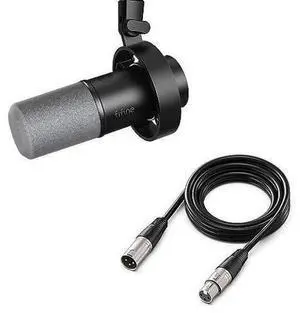 Deuninker Dynamic Microphone with XLR Cable Bundle, XLR/USB Recording Studio PC Mic for Vocal, Voice-Over, Microphone Audio Cable Set Compatible with Mixer, Audio Interface for Streaming (K688+L9) Deuninker Dynamic Microphone with XLR Cable Bundle, XLR/USB Recording Studio PC Mic for Vocal, Voice-Over, Microphone Audio Cable Set Compatible with Mixer, Audio Interface for Streaming (K688+L9)