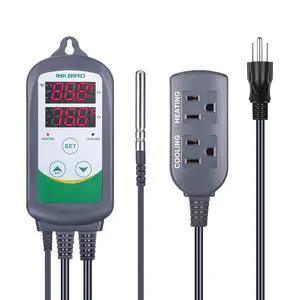 WiFi ITC-308 Digital Temperature Controller Thermostat | Remote Monitoring Controlling for Home Brewing Fermentation Breeding Incubation Greenhouse WiFi ITC-308 Digital Temperature Controller Thermostat | Remote Monitoring Controlling for Home Brewing Fermentation Breeding Incubation Greenhouse