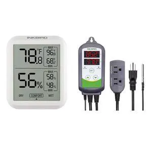 ITC-308 Digital Temperature Controller and ITH-20 Digital Thermometer with Temperature and Humidity Monitor Bundle ITC-308 Digital Temperature Controller and ITH-20 Digital Thermometer with Temperature and Humidity Monitor Bundle