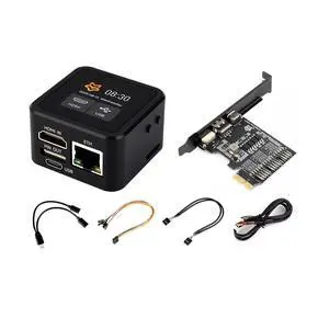 Luckfox PicoKVM IP KVM Mini Remote Control O&M Tool - 1.2G RV1106G3 Linux RISC-V CPU, 256M DDR3 RAM 8GB eMMC, HDMI Video Input HID Signals Output,100Mbps RJ45 Ethernet, I/O SD Card Port (PicoKVM KIT) Luckfox PicoKVM IP KVM Mini Remote Control O&M Tool - 1.2G RV1106G3 Linux RISC-V CPU, 256M DDR3 RAM 8GB eMMC, HDMI Video Input HID Signals Output,100Mbps RJ45 Ethernet, I/O SD Card Port (PicoKVM KIT)