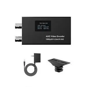 LinkPi AHD01 AHD Video Encoder, 1080P H.265 Low Latency Live Streaming Encoder with Loop-Out, SRT/RTMP/RTSP/ONVIF Audio in & TF Card,for Security Cam/Conference/Education(Hot Shoe Adapter) LinkPi AHD01 AHD Video Encoder, 1080P H.265 Low Latency Live Streaming Encoder with Loop-Out, SRT/RTMP/RTSP/ONVIF Audio in & TF Card,for Security Cam/Conference/Education(Hot Shoe Adapter)