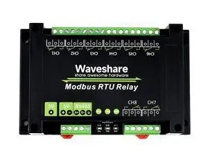 Industrial Modbus RTU 8-ch Relay Module with RS485 Interface Multi Isolation Protection Circuits Comes with an ABS Enclosure Industrial Modbus RTU 8-ch Relay Module with RS485 Interface Multi Isolation Protection Circuits Comes with an ABS Enclosure