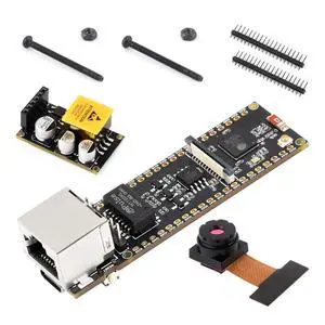 ESP32-S3 ETH Development Board Microcontroller, 10/100Mbps RJ45 Ethernet Port, W-F & BT Support, 240MHz Dual Core Processor, Onboard Type-C Port and TF Card Slot, OV2640 Camera+PoE Module ESP32-S3 ETH Development Board Microcontroller, 10/100Mbps RJ45 Ethernet Port, W-F & BT Support, 240MHz Dual Core Processor, Onboard Type-C Port and TF Card Slot, OV2640 Camera+PoE Module