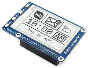 2.7inch E-Ink Display HAT Compatible with 4B/3B+/3B/2B/B+/A+/Zero/Zero W/WH/Zero 2W Series Boards 264x176 Resolution SPI Interface 2.7inch E-Ink Display HAT Compatible with 4B/3B+/3B/2B/B+/A+/Zero/Zero W/WH/Zero 2W Series Boards 264x176 Resolution SPI Interface
