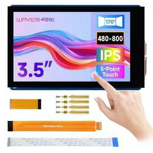 3.5inch DSI Capacitive Touch Display, 5-Point Touch, 480 × 800 Pixels, IPS Display Panel, Supports Series Boards 3.5inch DSI Capacitive Touch Display, 5-Point Touch, 480 × 800 Pixels, IPS Display Panel, Supports Series Boards
