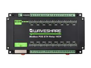 16-Ch Ethernet Module, Modbus RTU/TCP, Ethernet Communication, Support PoE, Various Isolation & Protection Circuits, Industrial Rail-Mount 16-Ch Ethernet Module, Modbus RTU/TCP, Ethernet Communication, Support PoE, Various Isolation & Protection Circuits, Industrial Rail-Mount