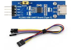 PL2303 USB to UART (TTL) Communication Module Compatible with 1.8V/2.5V/3.3V/5V Logic Level with USB-C Connector Adopts PL2303 PL2303 USB to UART (TTL) Communication Module Compatible with 1.8V/2.5V/3.3V/5V Logic Level with USB-C Connector Adopts PL2303