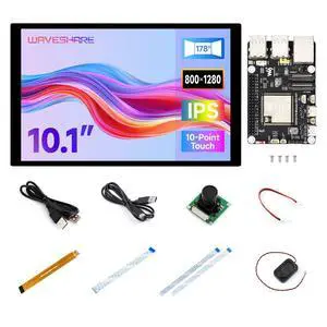ESP32-P4 High-Performance Dev Board, ESP32-P4 & ESP32-C6, Supports Wi-Fi 6 & Bluetooth 5/BLE, Comes with 10inch DSI LCD, RPi Camera (B) & Accessories (11 Items) ESP32-P4 High-Performance Dev Board, ESP32-P4 & ESP32-C6, Supports Wi-Fi 6 & Bluetooth 5/BLE, Comes with 10inch DSI LCD, RPi Camera (B) & Accessories (11 Items)