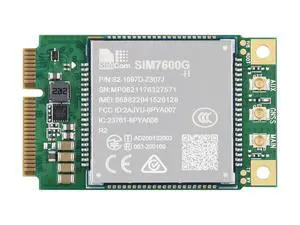 SIM7600G-H-PCIE SIMCom Original 4G LTE Cat-4 Module Global Coverage with GNSS Support Mini-PCIe Connector LTE-TDD LTE-FDD HSPA+ GSM GPRS Edge SIM7600G-H-PCIE SIMCom Original 4G LTE Cat-4 Module Global Coverage with GNSS Support Mini-PCIe Connector LTE-TDD LTE-FDD HSPA+ GSM GPRS Edge