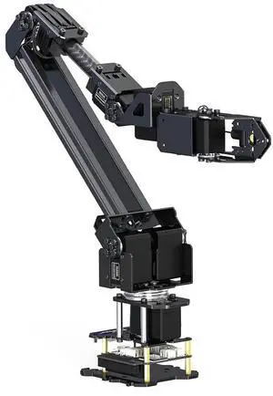 Robotic Arm Kit, Desktop Robot Kit, 5 + 1 DOF, Based On ESP32, Wireless Control, 2-DOF Wrist Joint, Compatible with LeRobot, Adopts 5X All Metal ST3235 Bus Servos Robotic Arm Kit, Desktop Robot Kit, 5 + 1 DOF, Based On ESP32, Wireless Control, 2-DOF Wrist Joint, Compatible with LeRobot, Adopts 5X All Metal ST3235 Bus Servos