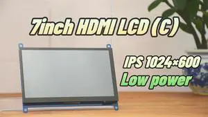 7inch Capacitive Touch Screen LCD Compatible with 5/4B/3B+/3A+/2B/B+/A+/Zero/Zero W/WH/Zero 2W CM3+/4 1024×600 Resolution HDMI IPS Low Power Consumption Supports Windows 7inch Capacitive Touch Screen LCD Compatible with 5/4B/3B+/3A+/2B/B+/A+/Zero/Zero W/WH/Zero 2W CM3+/4 1024×600 Resolution HDMI IPS Low Power Consumption Supports Windows