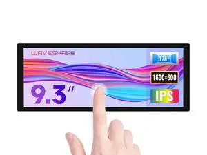 9.3inch Capacitive Touch Display, 1600×600 Resolution, 5/4B/3B/Zero/Zero W/Zero 2W/Pico/Pico W/Pico WH, Support Jetson Nano/Jetson Orin Nano, Supports Windows 11/10/8.1/8/7 9.3inch Capacitive Touch Display, 1600×600 Resolution, 5/4B/3B/Zero/Zero W/Zero 2W/Pico/Pico W/Pico WH, Support Jetson Nano/Jetson Orin Nano, Supports Windows 11/10/8.1/8/7